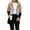 Khaki, variant on yillto Women Coat with Hooded Plus Size Zip up Casual Jackets Fall Trendy Color Block Loose Jacket