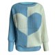 thumbnail image 4 of Suéteres para mujer Casual manga larga suelta cuello redondo patrón de corazón suéter suéter Odeerbi ODB-3, 4 of 5