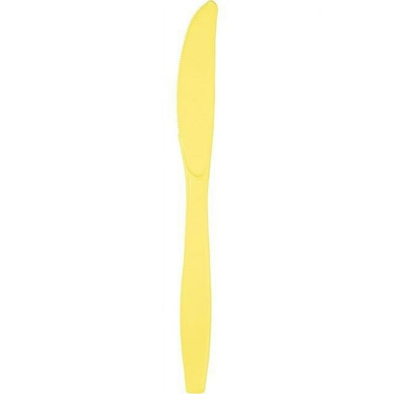 Touch of Color Premium Plastic Knives, Mimosa, 24 Ct