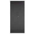 thumbnail image 2 of Hassch Metal Storage Cabinet with Locking Doors, 71" Tall Tool Cabinet with Adjustable Shelves, File Cabinet for Home Office, Shop, Garage, Black, 2 of 11