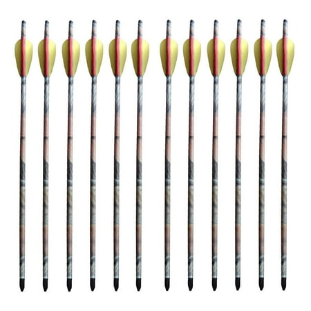 SA Sports 20-Inch 2219 Aluminum Universal Crossbow Bolts (Pack of 12) Camo (578) thumbnail