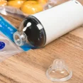 thumbnail image 4 of Sacs de Rangement Alimentaire sous Vide Réutilisables avec Fermeture Éclair, Pompe de Scellage sous Vide Électrique Rechargeable par USB Sans BPA, 4 of 5