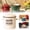 White, variant on YINGSINK Oil Storage Jar, Cooking Grease Container,Bacon Grease Container with Lid, Kitchen Oil Container Can Hot Frying Oil,Resistant to High Temperatures Grease Pot