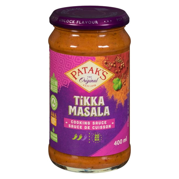 Patak's sauce de cuisson Tikka Masala 400 ml