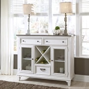 Liberty Furniture Industies, INC Allyson Park Allyson Park Buffet in Wirebrushed White w/ Charcoal Top