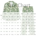 thumbnail image 2 of Easter Pajamas Sets for Women Button Down Pj Set Cute Bunny Print Nightwear Soft Pj Lounge Sets, 2 of 3