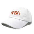 thumbnail image 4 of DALIX NASA Red Worm Infant Hat Baseball Cap Girls Boys in White, 4 of 5