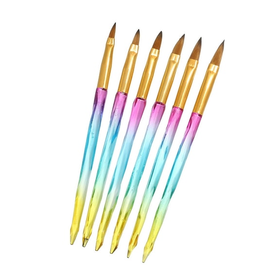 Vocoste Nail Art Brushes Set Gel Polish Nail Art Design Pen Painting Tools for at Home DIY Manicure 1 Set