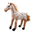 thumbnail image 2 of Almohada de felpa de caballo Animal de peluche de caballo, lindo animal de peluche decoración del hogar muñeca de juguete de peluche muñeca de pie, Estilo D, 2 of 8