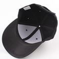 thumbnail image 4 of Men Women Solid Snapback Baseball Ball Cap Outdoor Sports Hats Adjustable Hat, 4 of 4