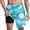 N1-Blue, variant on Workout Shorts Men with Liner Drawstring Bottoms Oversized Shorts Tree Holiday Clothes with Pockets Green