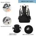 thumbnail image 4 of FORMRS School Backpack 17" Student Travel Bag with Laptop Compartment, Bunnies and Carrots, 4 of 7