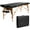 Black, variant on Costway 84''L Portable Massage Table Adjustable Facial Spa Bed Tattoo w/ Carry Case White