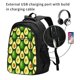 thumbnail image 2 of Balery Avocado Mochila con carga USB para hombre y mujer - Mochila impermeable y antirrobo para portátil con puerto USB para viajes, trabajo, estudios y universidad, 2 of 7