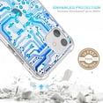 thumbnail image 2 of Circuit Board Clear Case for iPhone 11,Aesthetic Art Design Case for Men Women,Unique Soft Transparent TPU Bumper Case Cover, 2 of 5