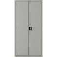 thumbnail image 4 of Lorell Wardrobe Cabinet 18" x 36" x 72" - 2 x Door(s) - Locking Door - Gray - Steel - Recycled, 4 of 6