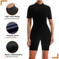 thumbnail image 4 of snilers Sauna Suit For Women Weight Loss Workout Sweat Vest Waist Trainer Plus Size Shirt Gym Slimming Shapewear Full Body M, 4 of 5
