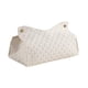 thumbnail image 2 of Organizador de servilletas con tapa para caja de pañuelos, elegante soporte para pañuelos faciales y dispensador de servilletas Blanco, 2 of 9