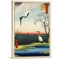 thumbnail image 1 of ARTCANVAS Two Red-Crowned Cranes 1857 Canvas Art Print by Utagawa Hiroshige - Size: 60" x 40" (1.50" Deep) (3-Piece), 1 of 9