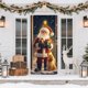 thumbnail image 5 of Decoraciones de Navidad Interior 35 X 71 Pulgadas Marco de Puerta de Navidad - Patrón de Santa Claus - Decoración de Puerta de Navidad - Decoración de Fiesta Del Festival, 5 of 6