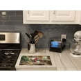 thumbnail image 2 of Cookies with Santa Claus Mrs. Claus Glass Cutting Board Large 12 in x 15 in, 2 of 5
