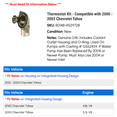 thumbnail image 2 of Thermostat Kit - Compatible with 2000 - 2003 Chevy Tahoe 2001 2002, 2 of 2