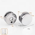 thumbnail image 2 of 10 Pieces Zinc Alloy Glass Clips Mirror Clips Holder for 4-6mm Glass Clamp (Including Accessories), 2 of 5