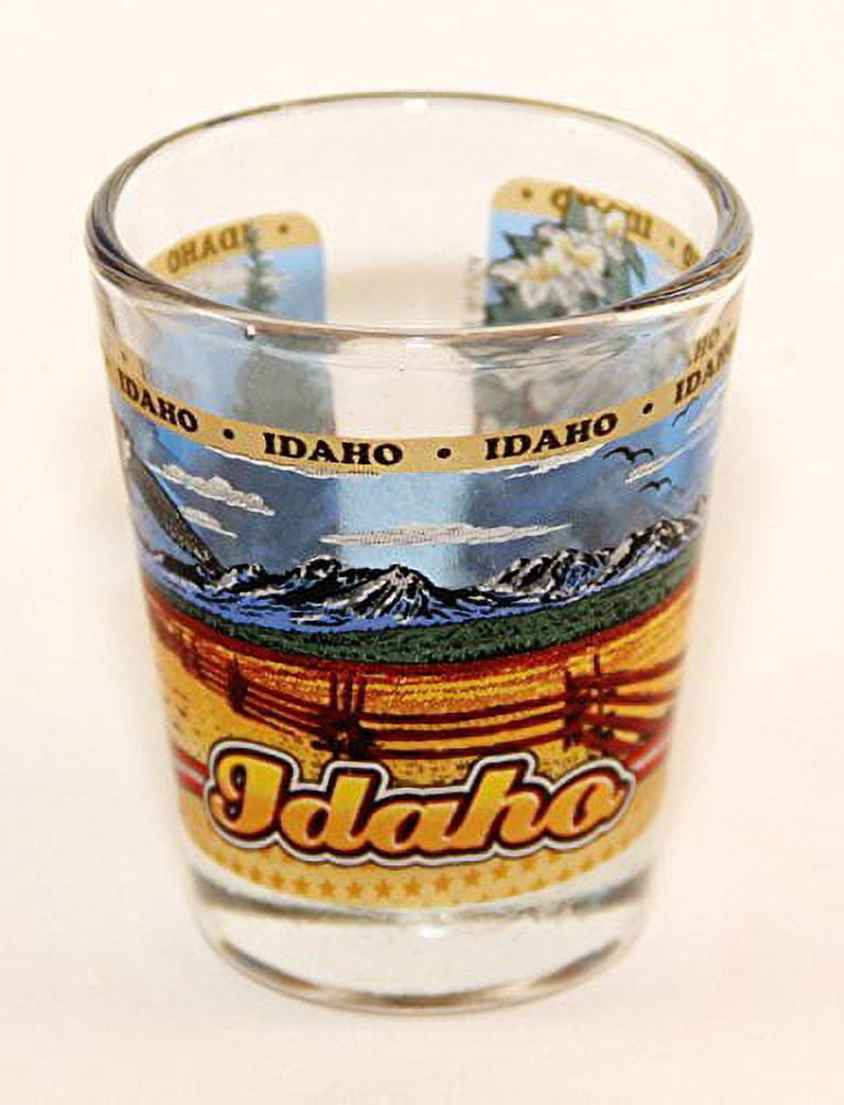 World By Shotglass Sammler-Schnapsglas Wisconsin – Seltenes Souvenir Mit Umfangsmotiv