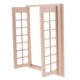 thumbnail image 1 of 1/12 Motor Casa Miniatura Miniatura de 28 PUERTAS de DOBLE PUERTA DIY Baoblaze Puerta miniatura de Dollhouse, 1 of 5