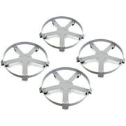 4) Extra Heavy Duty 55 Gallon Drum Dolly Dollies Swivel Casters Steel Frame Non Tip 1250 lbs 5 Wheel by Red Hound Auto
