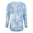 thumbnail image 6 of Endives Womens Long Sleeve Shirts Long Sleeve Crew Neck Shirts Gradient Color Basic Tee Soft Tops Blouse Womens T Shirts, 6 of 7