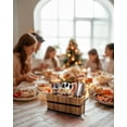 thumbnail image 4 of Utensil Holder for Party - Silverware Caddy with Three Compartments, Detachable, Portable Handle, Stylish Cutlery Holder for Countertop and Outdoor Use, 4 of 7