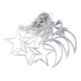 thumbnail image 1 of Cadena de con Forma de Luna y Estrellas para Ventana, Funciona con USB y Pilas,para Interior, Dormitorio, Ventana, Multicolor B, 1 of 5