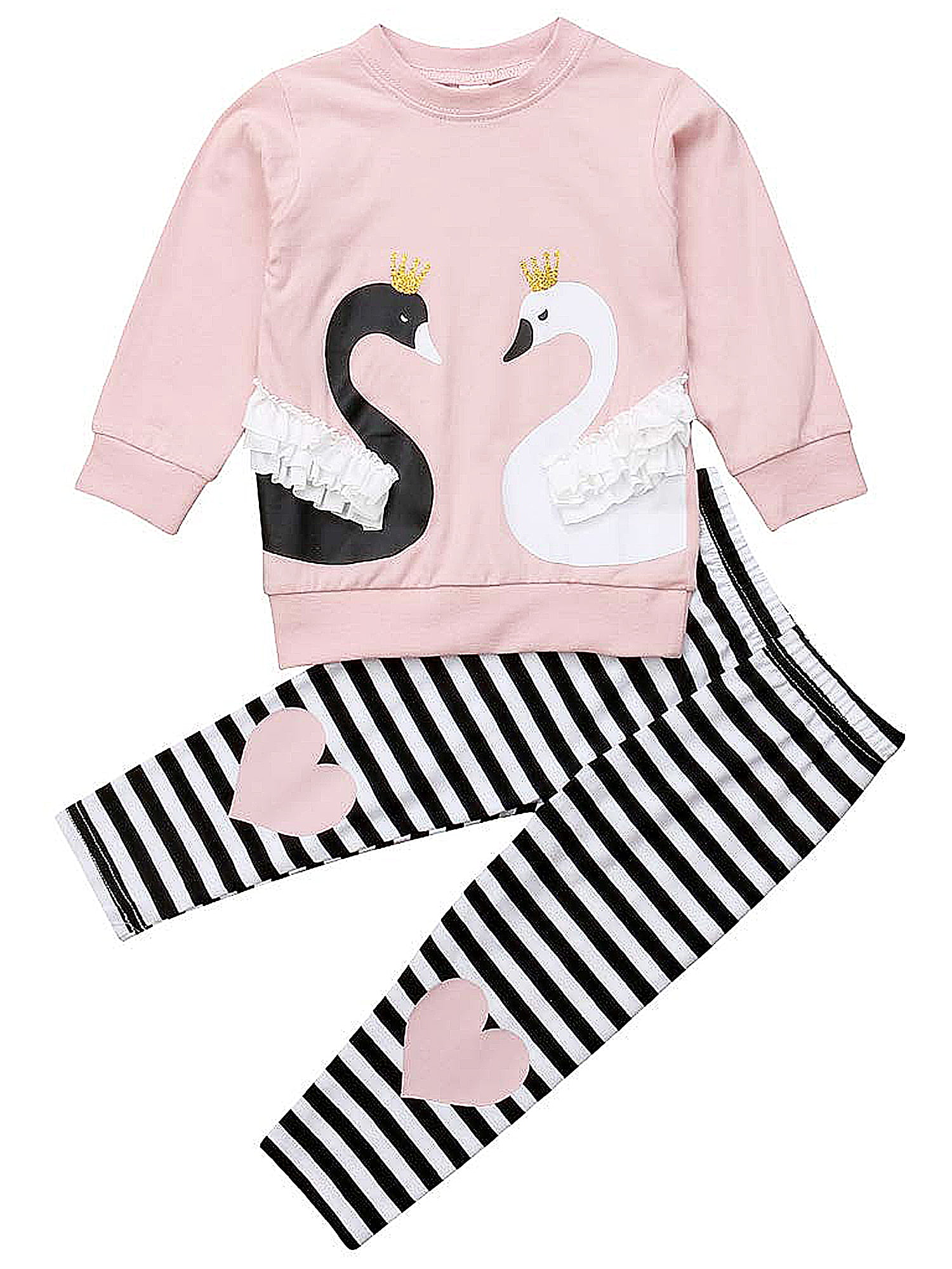 baby girl swan outfit