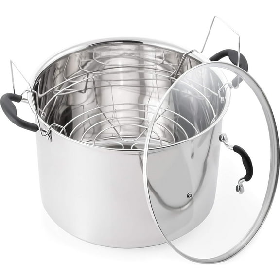 Prep•N•Cook by 21.5Qt Induction Stainless Steel Water Bath Canner