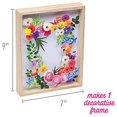 thumbnail image 2 of Craft-tastic - Design Your Own Flower Art Canvas - Craft Kit - Arrange Paper Flowers & Pre-Cut Designs to Create Personalized Art, 2 of 7