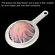 thumbnail image 5 of Uxcell 9"x6" 400 Mesh Food Filter Strainer Kitchen Fine Mesh Sieve Strainers with Handle White 3 Pack, 5 of 6