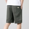 thumbnail image 2 of Goodtrade8 Men's Shorts Athletic Big and Tall with Pocket Drawstring Casual Loose Workout Solid Color Men's Summer Shorts, 2 of 10