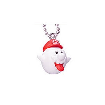 Super Mario Figure Keychain - Super Mario Galaxy 2 Keychain Figure - Boo Mario