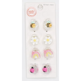 6 Boucles D'oreilles à Clous Justice Girls – Argent – Neuves