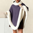 thumbnail image 2 of Cavosen Winter Shawl Fleece Elegant Wraps Solid Soft Thicken Warm Scarves Versatile Bridesmaid Wedding Fall Everyday Wear, 2 of 6