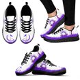 thumbnail image 1 of Zapatos de golf con estampado de tinta en blanco y negro, zapatos deportivos para actividades al aire libre, zapatos de baloncesto con cordones y suela negra, zapatos planos para aficionados., 1 of 6