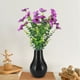 thumbnail image 5 of Decoración de Flor Artificial de Color Loto, Flor Artificial Pequeña de Seda Impresa de Violeta Acabado, 5 of 6