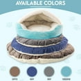 thumbnail image 6 of Precious Tails Plush Corduroy And Sherpa Lined Pet Dog Bed, 6 of 14