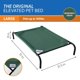 thumbnail image 4 of Cama Elevada para Mascotas Coolaroo Gale Pacific verde Grande, 4 of 6