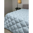 thumbnail image 2 of Winter Down Alternative Comforter, Little Snowflakes Falling from the Sky December New Year`s Eve Blizzard, Microfiber Quilt for All Season, 5 Sizes, Blue White, by Ambesonne, 2 of 3