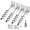 18''-4Pack-2'' Blade, variant on 18''/24''/30'' Ground Anchors Screw In Earth Anchor Solid Steel With L Bracket For Trampoline Mobile Home Swing Set Shed Carport T