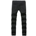 thumbnail image 2 of Defitshape Men's Ripped Jeans Destroyed Tapered Leg Skinny Demin Pants Stretch Distressed Black1 30W x 30L, 2 of 2