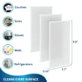 thumbnail image 3 of Scrub-It Eraser Sheets – 72 Pack Disposable Magic Cleaning Sponges - All Purpose Household Cleaner Pads for Kitchen Couch and Bathroom, 3 of 9