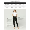 thumbnail image 6 of Conceited Women's Ava Stretch Soft High Waist Basic Jeggings - Denim Leggings, 6 of 6
